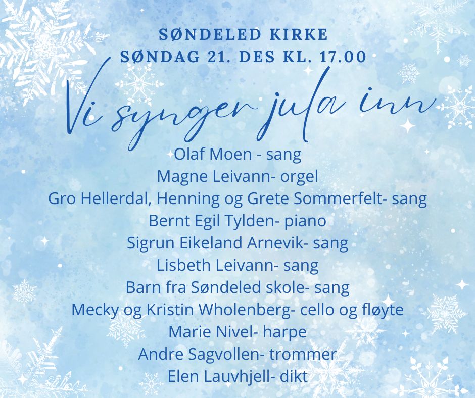 Vi synger jula inn 2025
